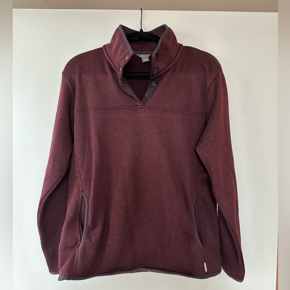 Eddie Bauer Radiator Fleece Snap Mock